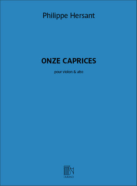 Durand Hersant PH. - Onze Caprices - Violon & Alto