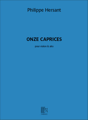 Hersant PH. - Onze Caprices - Violon & Alto