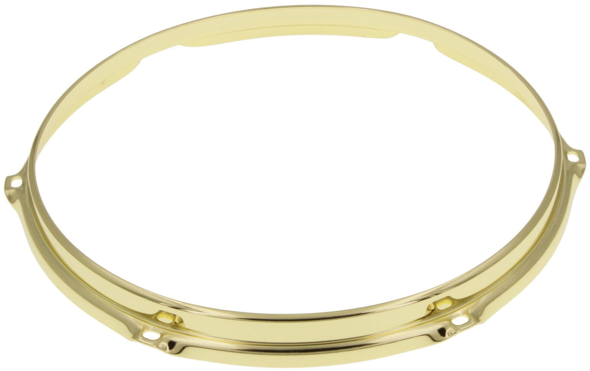 HS23-10-6BR - Hoepel 10" 6 Spanbouten Goud S-Style Triple Flange 2.3mm