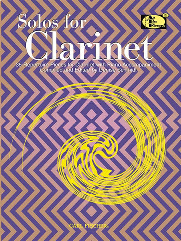 Schmidt Denise - Solos For Clarinet - Clarinette & Piano