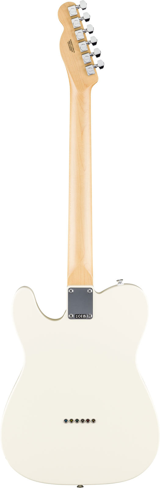 Standard Telecaster LRL Witte slagplaat Olympisch wit