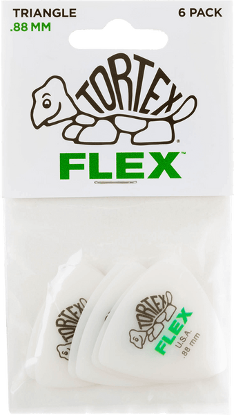 Dunlop 6 x 0,88mm Tortex Flex Triangle