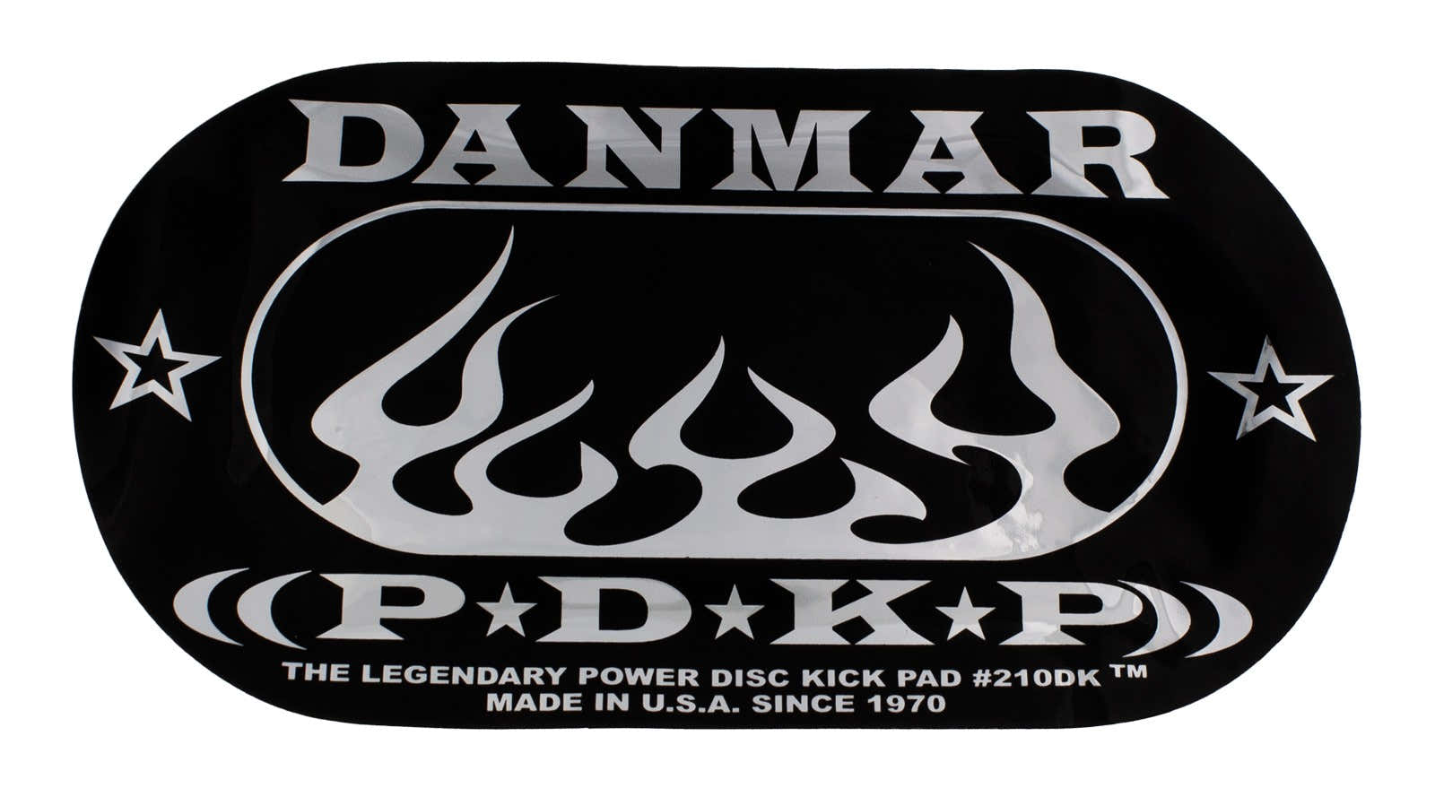 210DKF - Zelfklevend Bassdrum-Pad Voor Dubbel Pedaal - Vlam