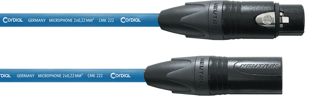Microfoonkabel XLR 5 M Blauw
