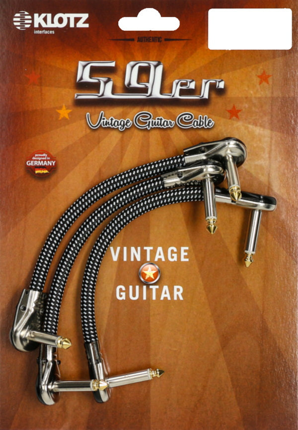 Klotz VINPAN0015 VINTAGE PANHEAD PATCH 0,15M JACK 2P.90-JACK 2P.  90