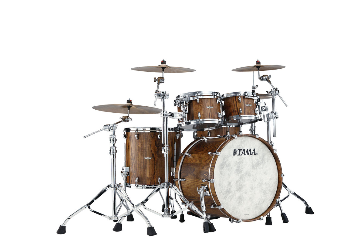 Tama STAR WALNUT 4-PIECE SHELL PACK WITH 22" BASS DRUM ROASTED JAPANESE CHESTNUT