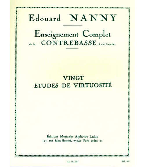 Nanny Edouard - 20 Etudes De Virtuosite