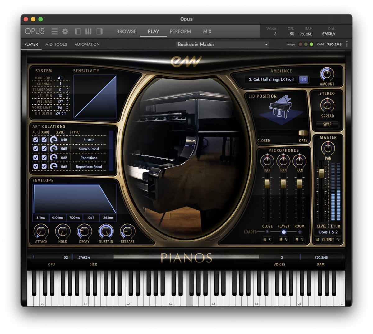 Eastwest Steinway D Platinum