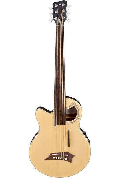 Warwick Bass Alien Deluxe 6 LH Naturel satijn