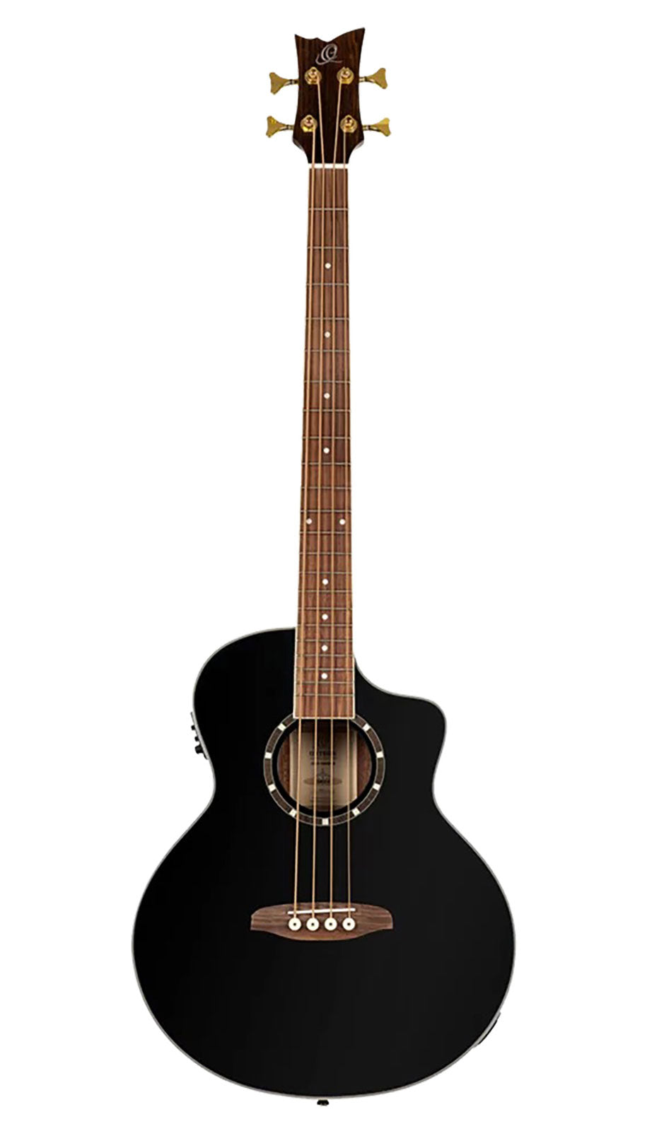 Ortega Deep Serie 8 4-snarig CW EQ Zwart