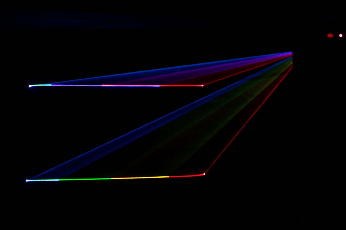 SPECTRUM 1500 RGB - POLYCHROOM LASER GROEN ROOD BLAUW
