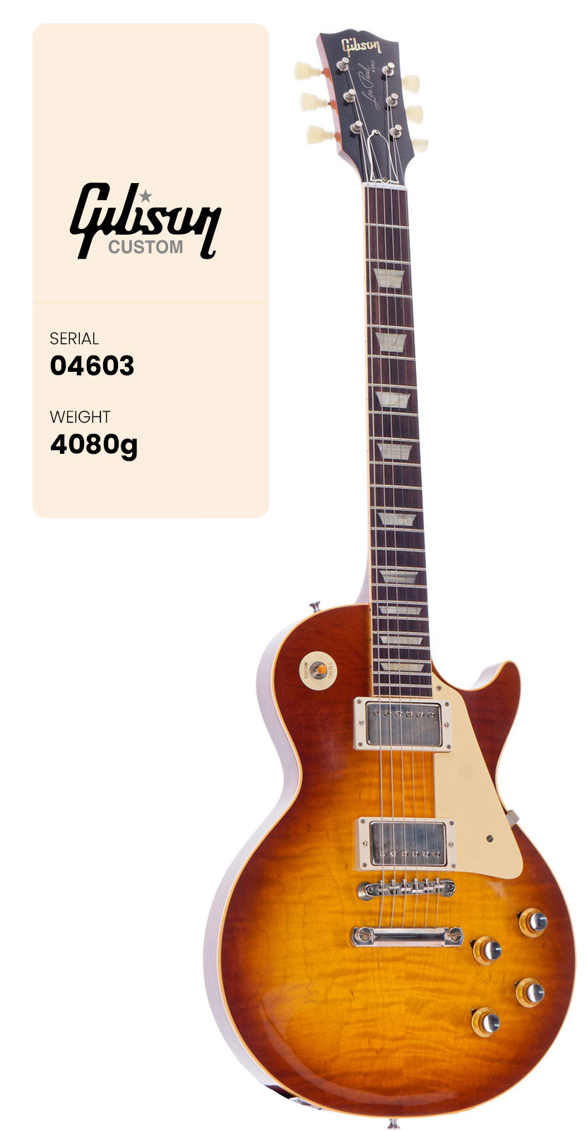 Les Paul Standard 1960 Reissue Vos Iced Tea Burst Cs Hrc - BSTOCK