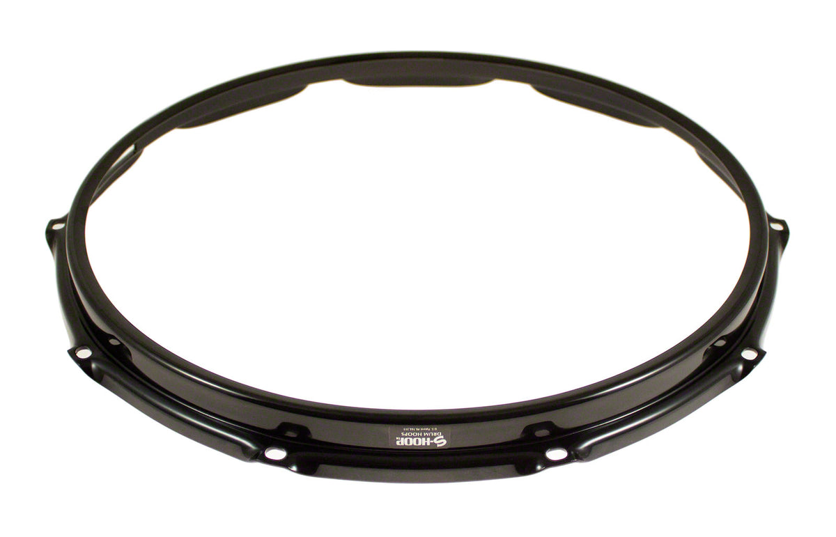 Spanring 14" 10 spanners resonantiezijde snaredrum - Zwart