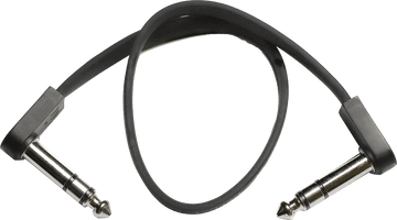 Deluxe Haakse Stereo-Patchkabel - 28 CM