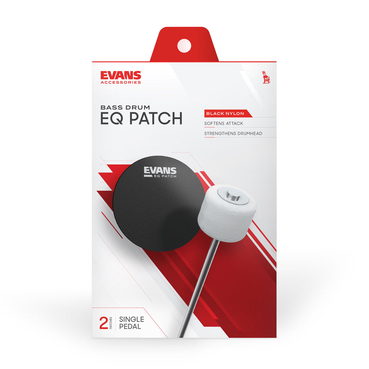 EQPB1 - Patch Voor Enkel Pedaal EQ Zwart Nylon