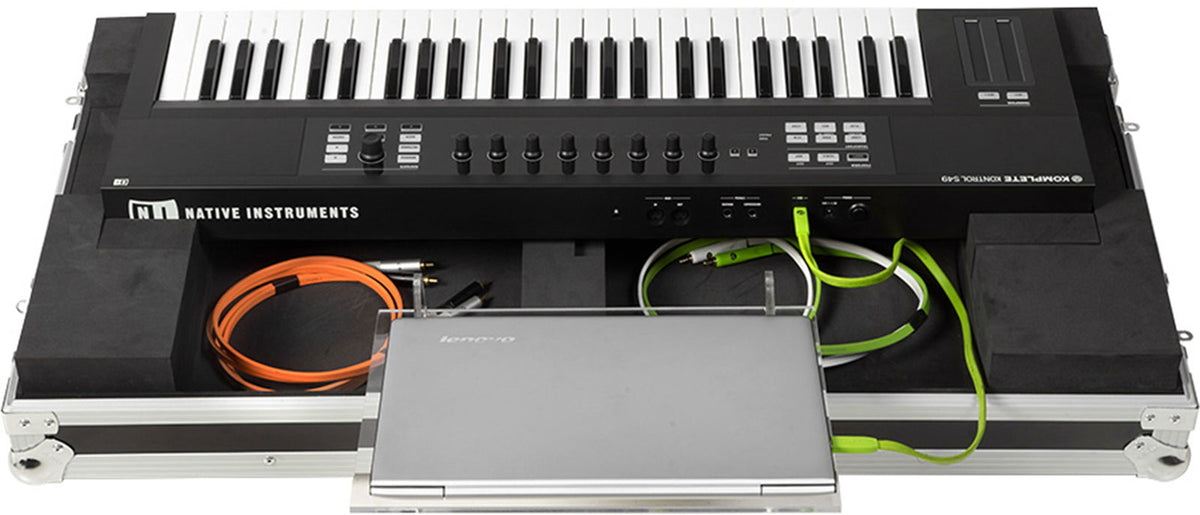 Keyboardhoes WALFLIGHTKB49ACRSTW Zwart