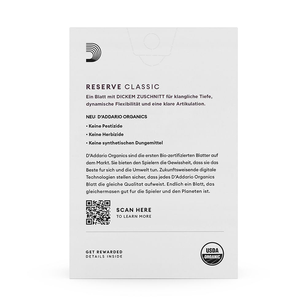 ORGANIC RESERVE CLASSIC 4 - CLARINET GERMAN