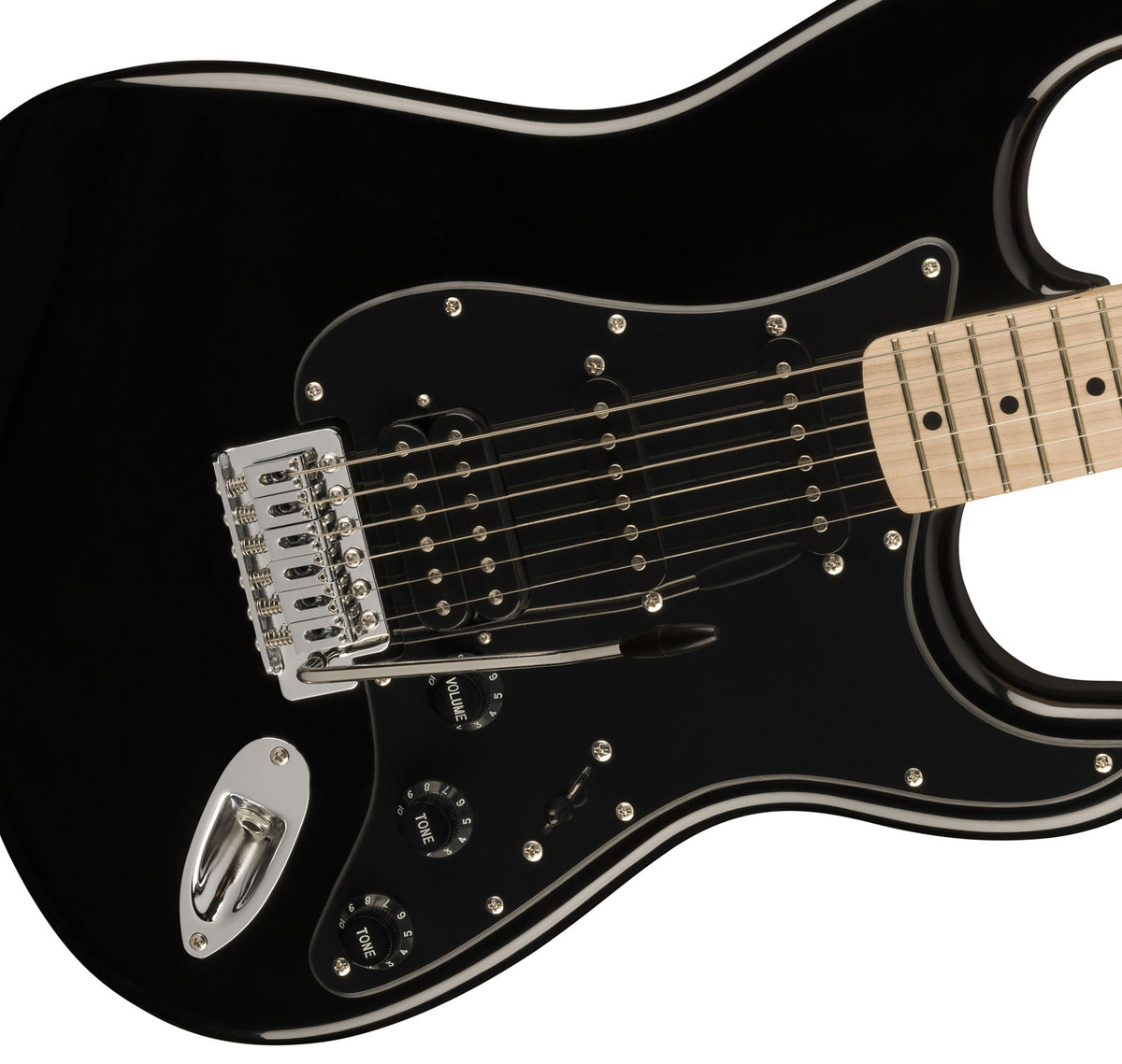 Stratocaster HSS Sonic MN Zwart
