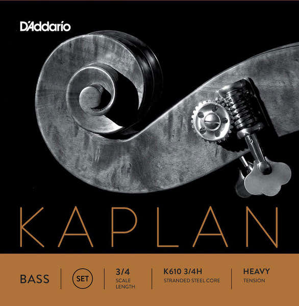 SET OF STRINGS FOR DOUBLE BASS KAPLAN NECK 3/4 TENSION HEAVY