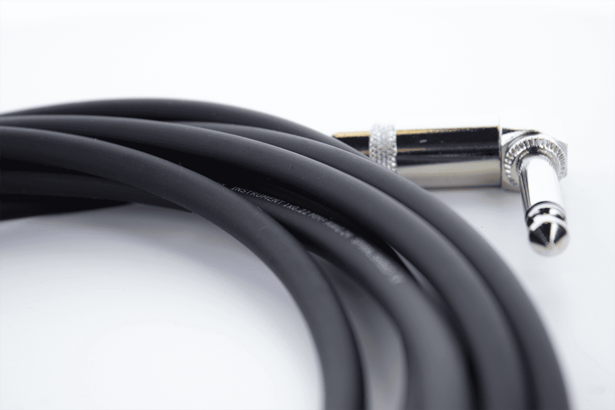 GUITAR CABLE 1.5 M JACK STRAIGHT/COILED