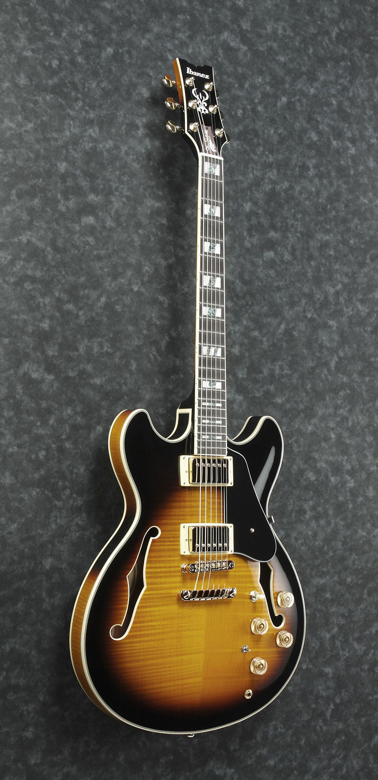 JSM10-VYS Vintage gele Sunburst Signatuur van John Scofield
