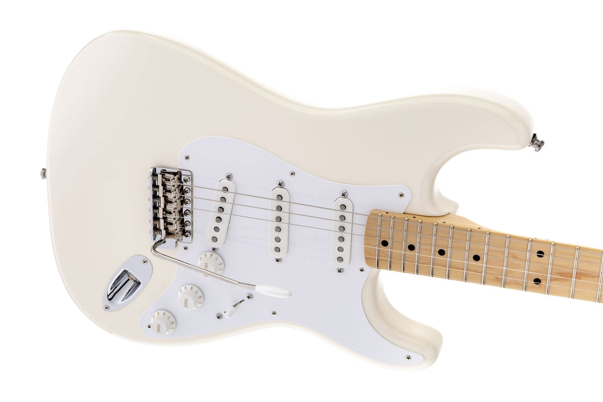 Stratocaster Signatuur Jimmie Vaughan MN Tex-Mex Olympisch wit
