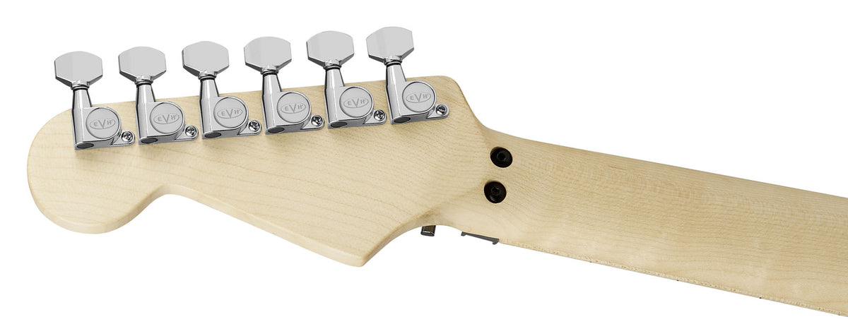 EVH Striped Series Shapes, MN Wit en Zwart