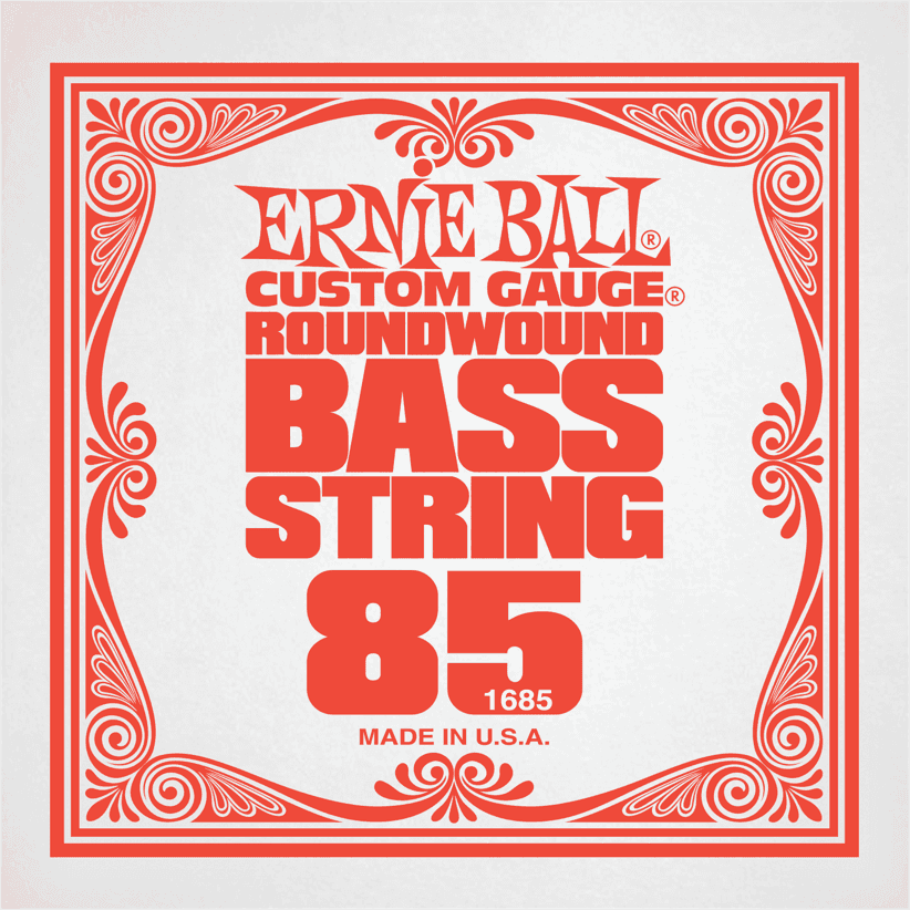 Ernie Ball .085 NICKEL WOUND ELECTRIC BASS STRING SINGLE