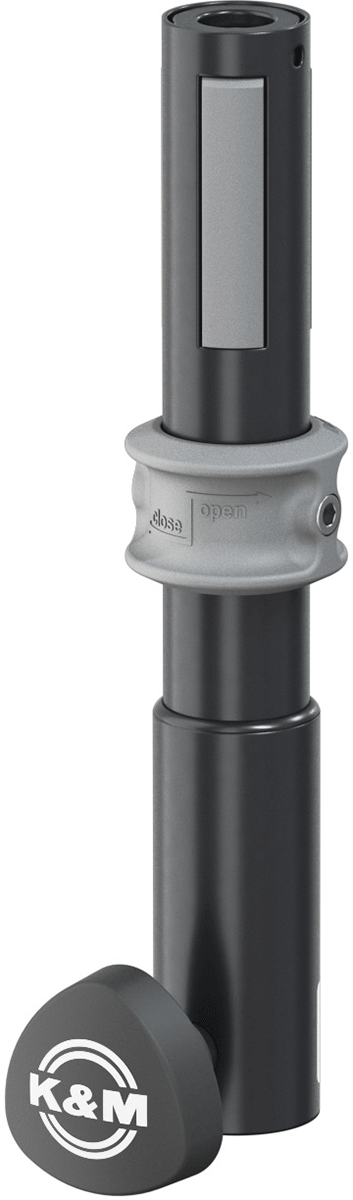 K&M ADAPTER SLEEVE "EASY LOCK" BLACK