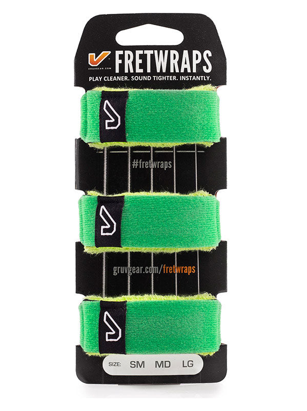 FretWraps 3-pack Bladgroen - Klein