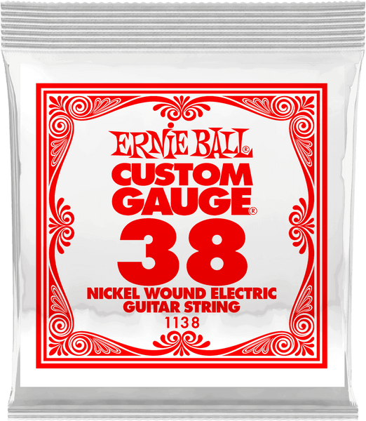 Ernie Ball .038 NICKEL WOUND ELECTRIC GUITAR STRINGS