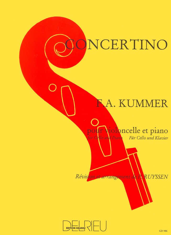 Kummer - Concertino in C majeur - Cello Piano