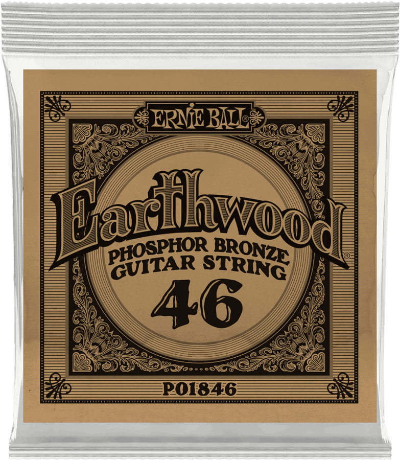 .046 EARTHWOOD PHOSPHOR BRONZE ACOUSTIC GUITAR STRINGS