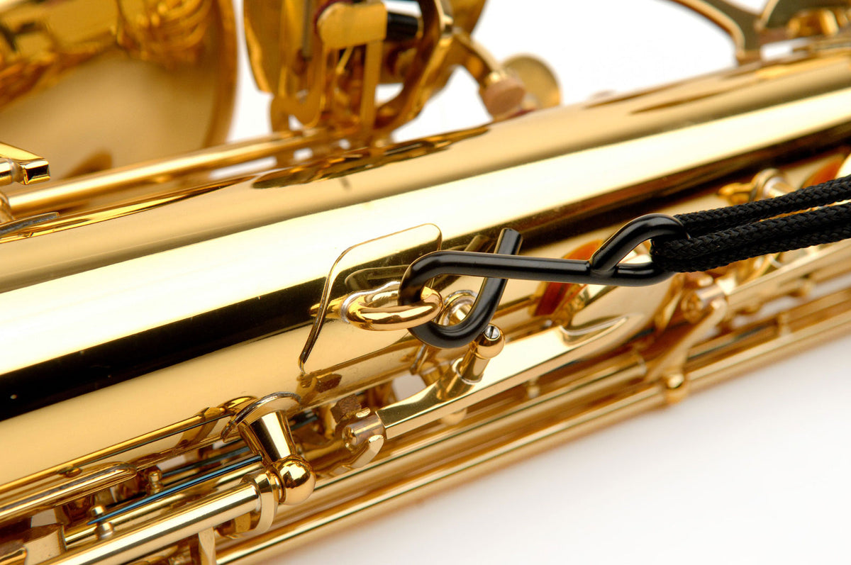 Saxofoonriem Tenor/bariton Nylon Zwart