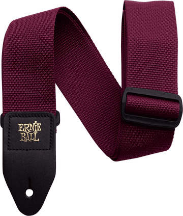 BURGUNDY GUITAR STRAP
