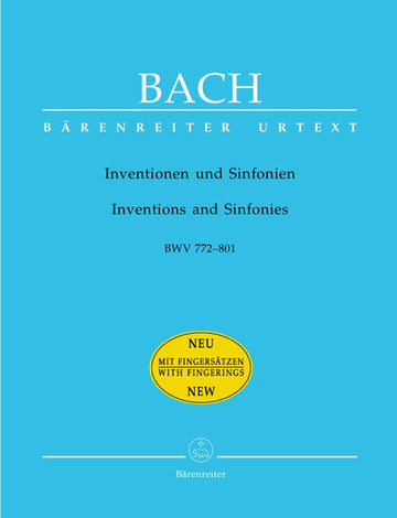 Bach J.S. - Inventions et Synphonies BWV 772-801 (doigtes) - Clavecin