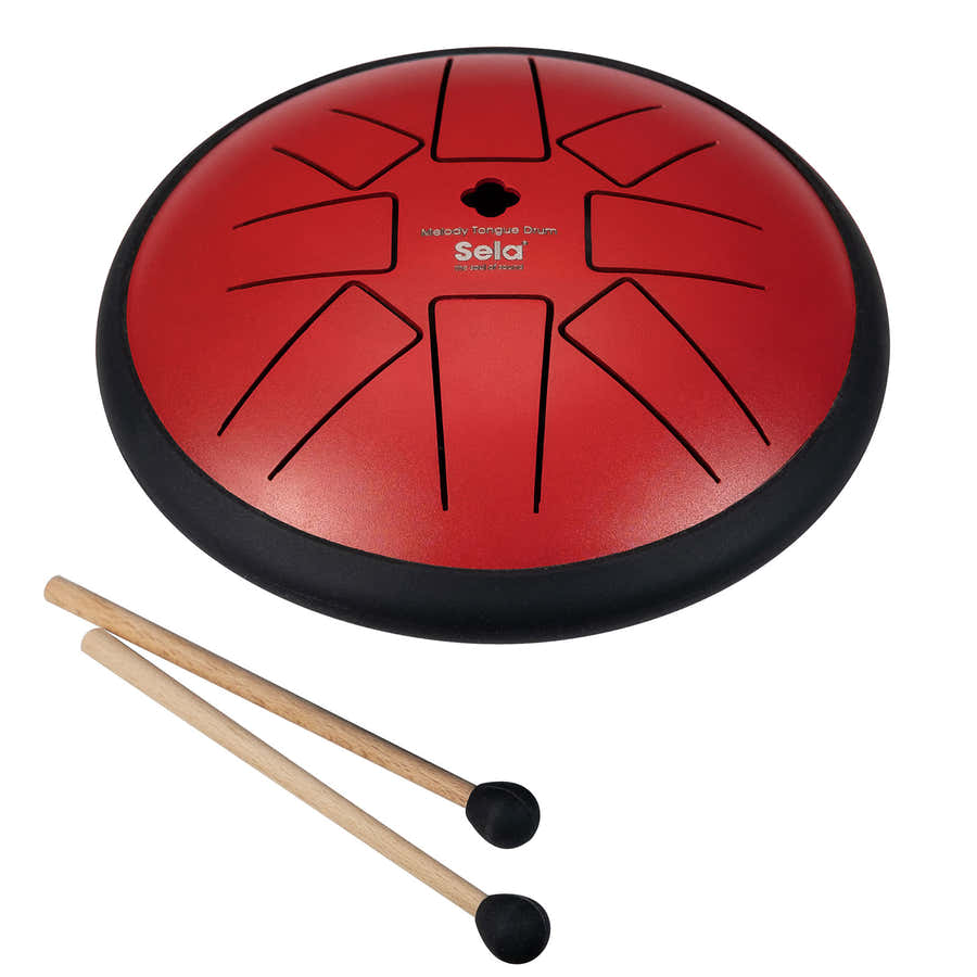 MELODY TONGUE DRUM 6" F MIN RED SE 362