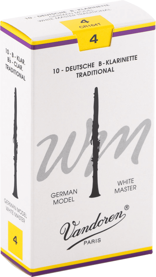 Vandoren ANCHE CLARINETTE 10 ANCHES WHITE MAST TRAD 4