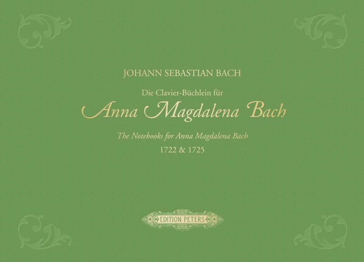 Edition Peters Bach J.S. - Die CLAVIER-buchlein Fur Anna Magdalena Bach 1722 & 1725 Edition Premium