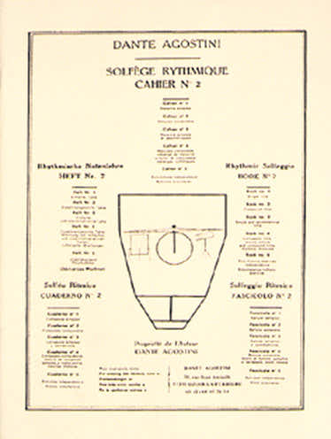 Editions Agostini Agostini - Solfege Rythmique Vol.2 : Mesures Composees