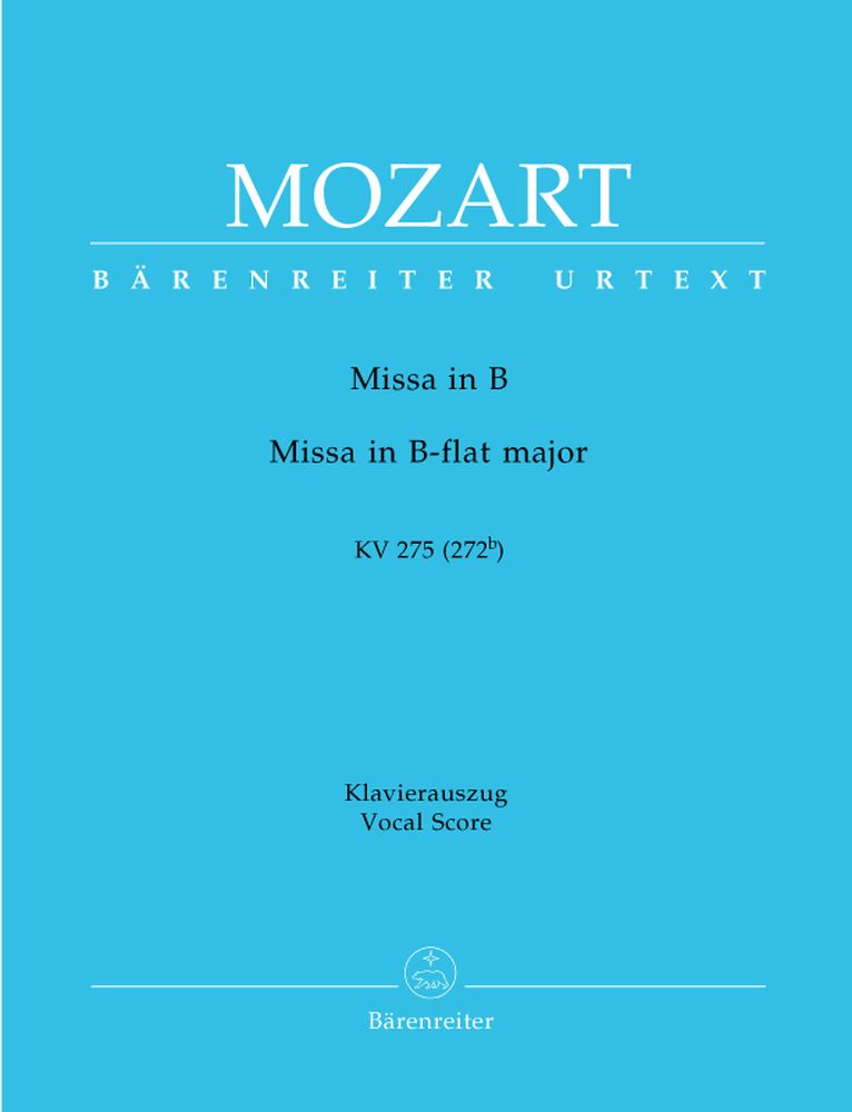 Moz W.A. - Messe En Sib Majeur Kv 275 - Ch Piano
