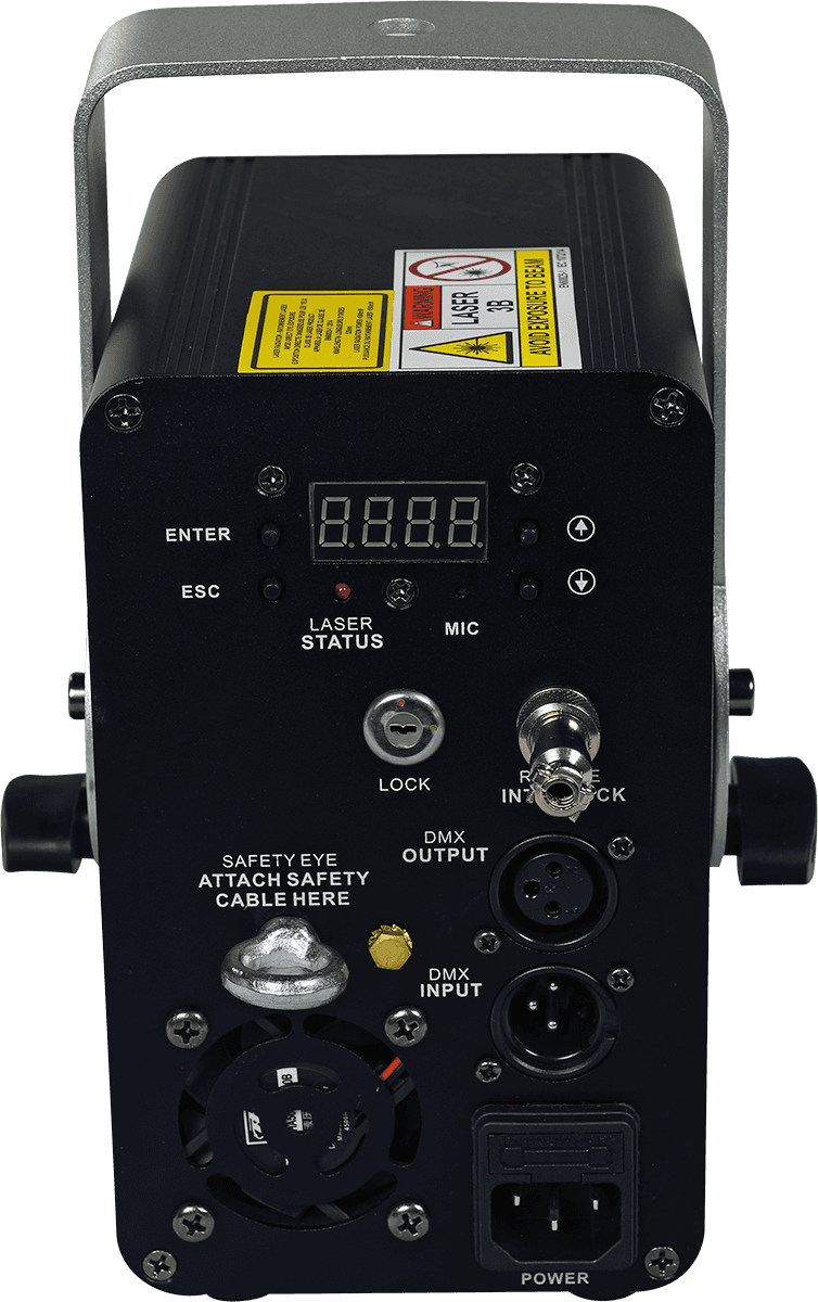 SPECTRUM 80 GROEN - 80 MW ZWART-WIT GROENE LASER