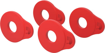 Flex Lock Strap Block 4-pack Rood