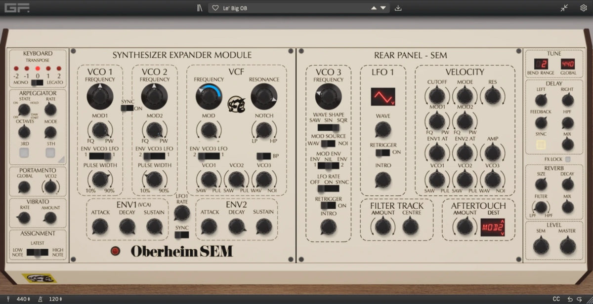 GForce Oberheim SEM