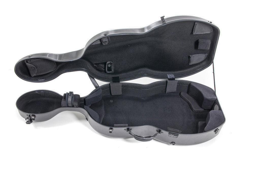 CELLO CASE POLYCARBONAT 4.6 4/4 BLACK ROLLY