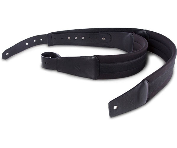 DuoStrap Dubbele schouderband neopreen - Zwart