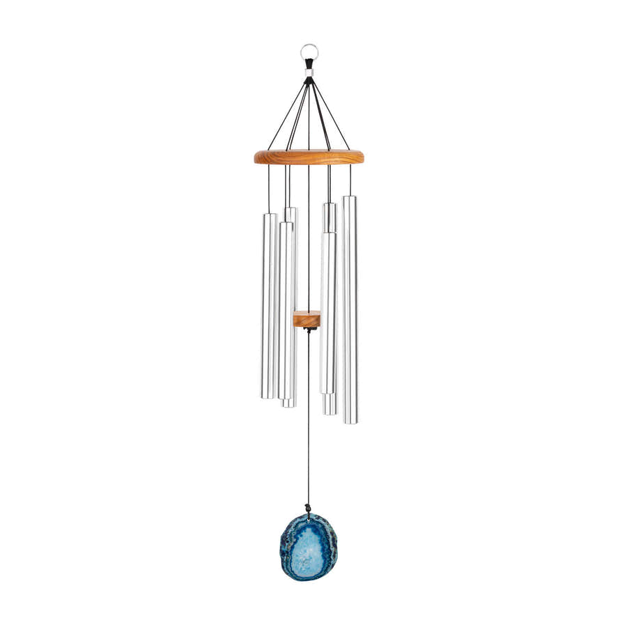 MEINL SONIC ENERGY BLUE AGATE MEDITATION CHIME 29" HEIGHT SILVER