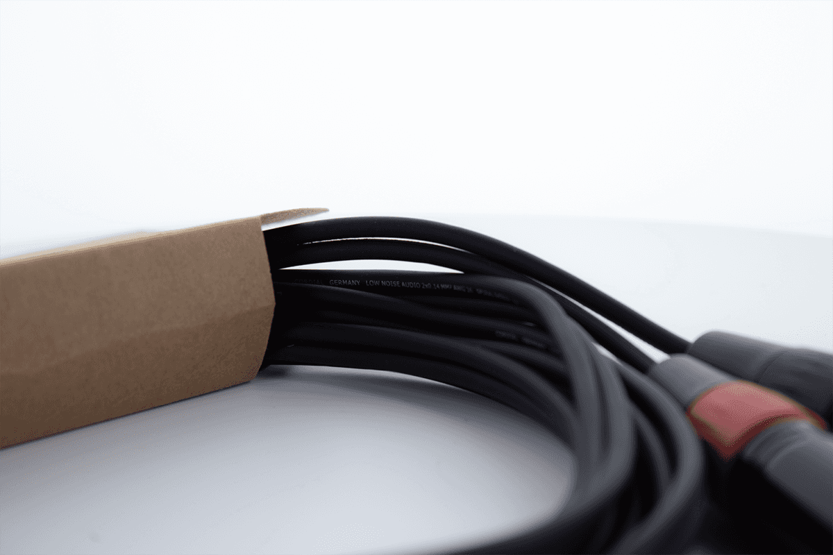 Dubbele Audiokabel XLR Male / RCA 1 M