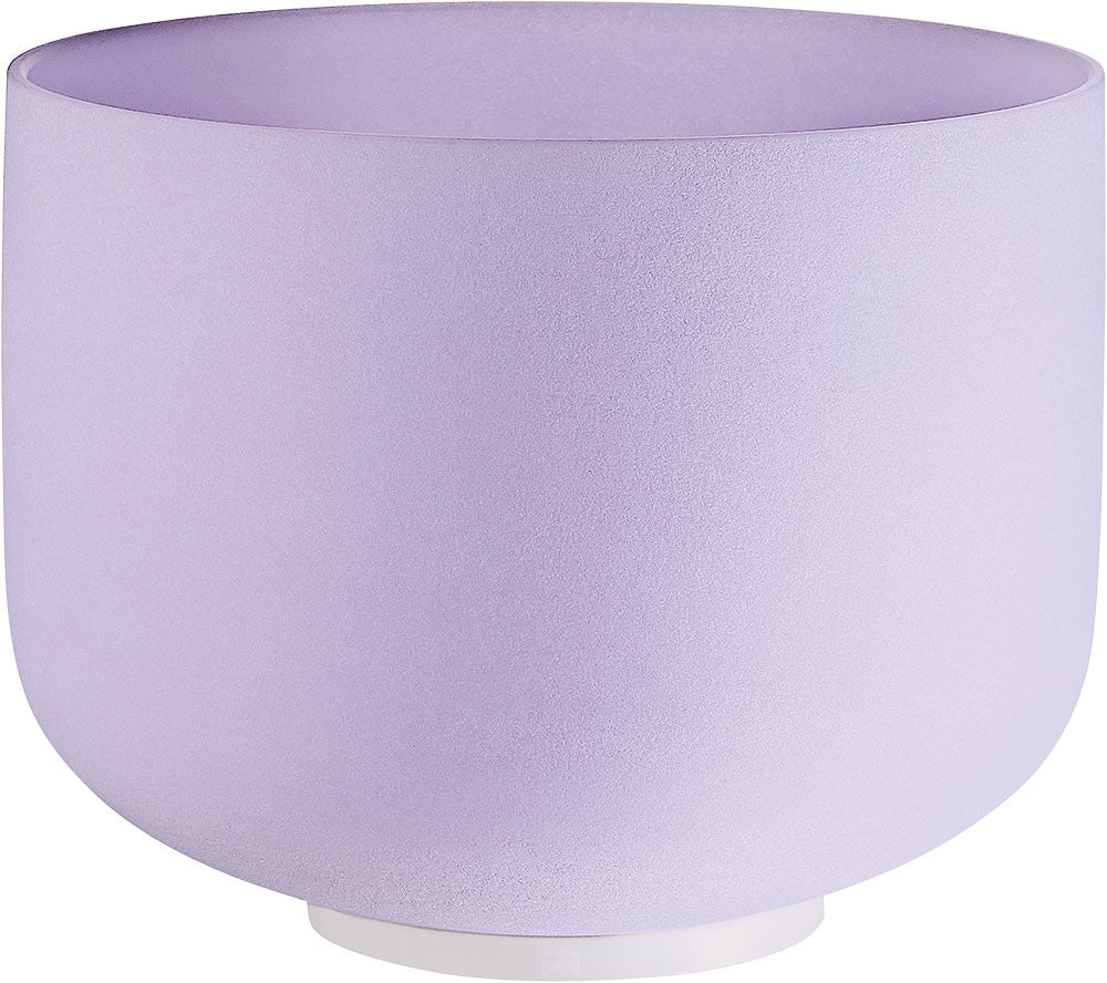 SONIC ENERGY AMETHYST CRYSTAL SINGING BOWL 8" NOTE B CROWN CHAKRA - CSBA8B