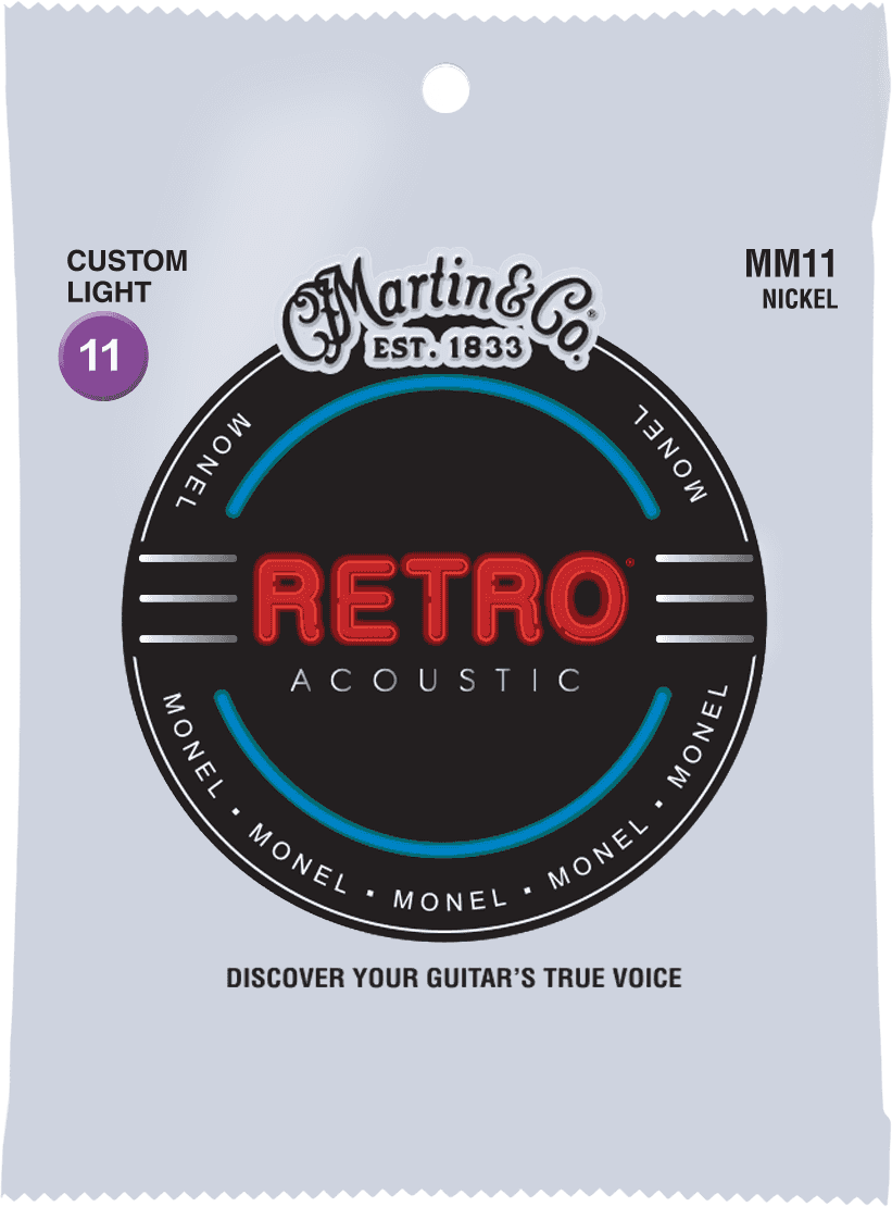 C.F. Martin & Co MM11 Retro Monel Custom Light 11-52
